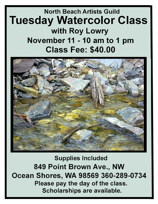 November 11 Tuesday Watercolor Class copy