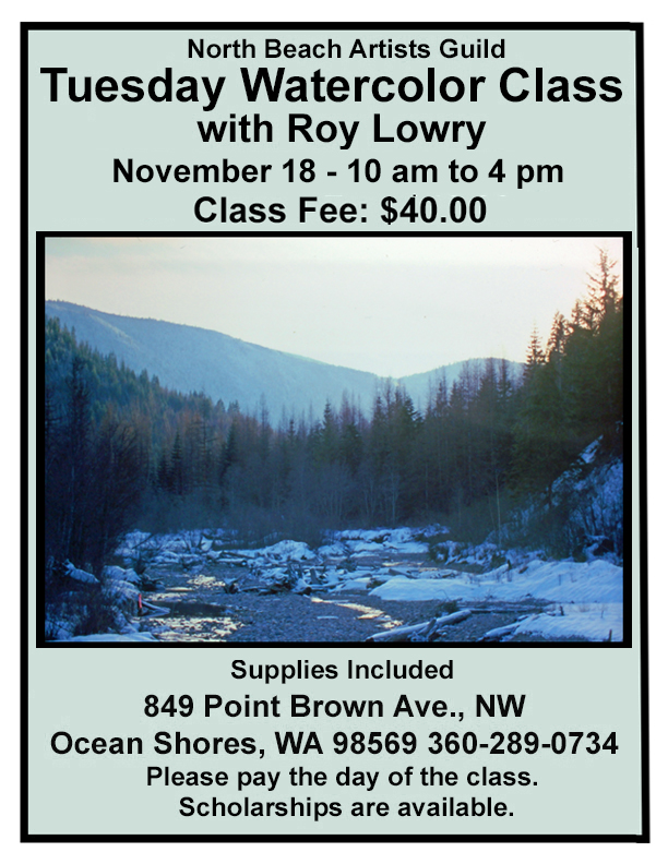 November 18 Tuesday Watercolor Class copy