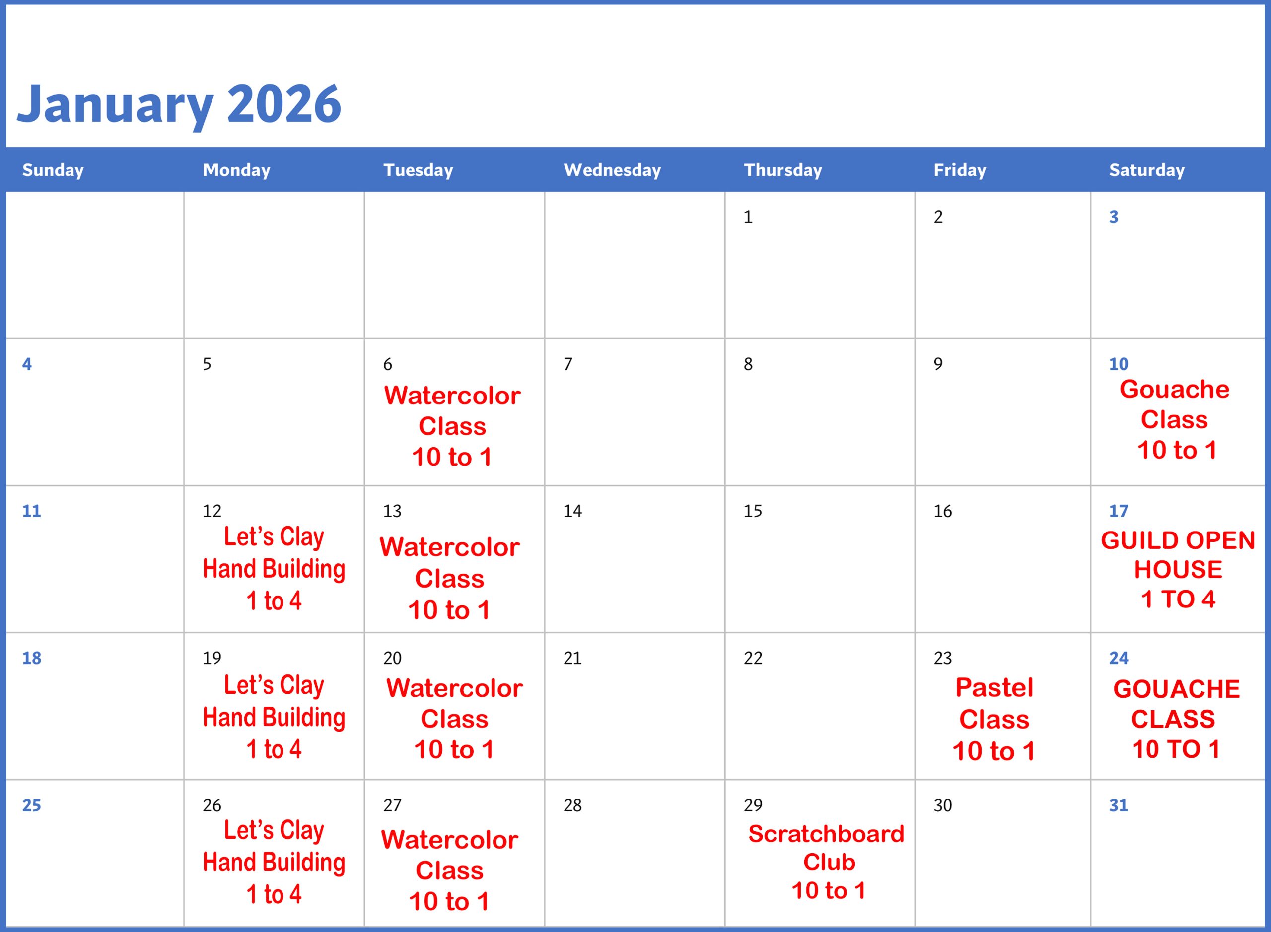January 2026 jpeg calendar