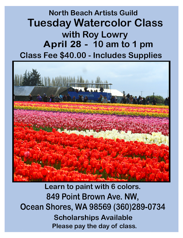 April 28 Watercolor Class