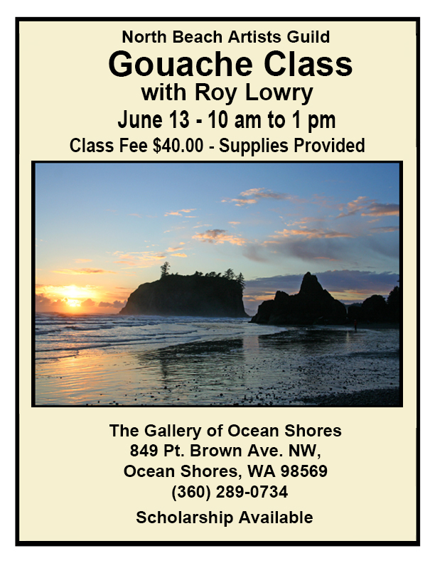 June 13 Gouache Class
