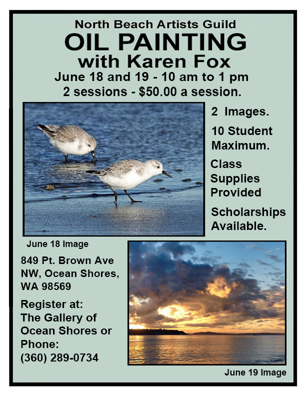 June 18 & 19 Karen Fox Oil Painting Class copy