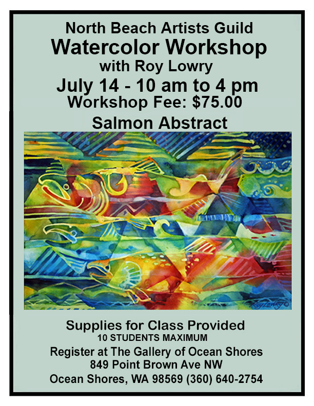 July 14 Lowry Watercolor Workshop