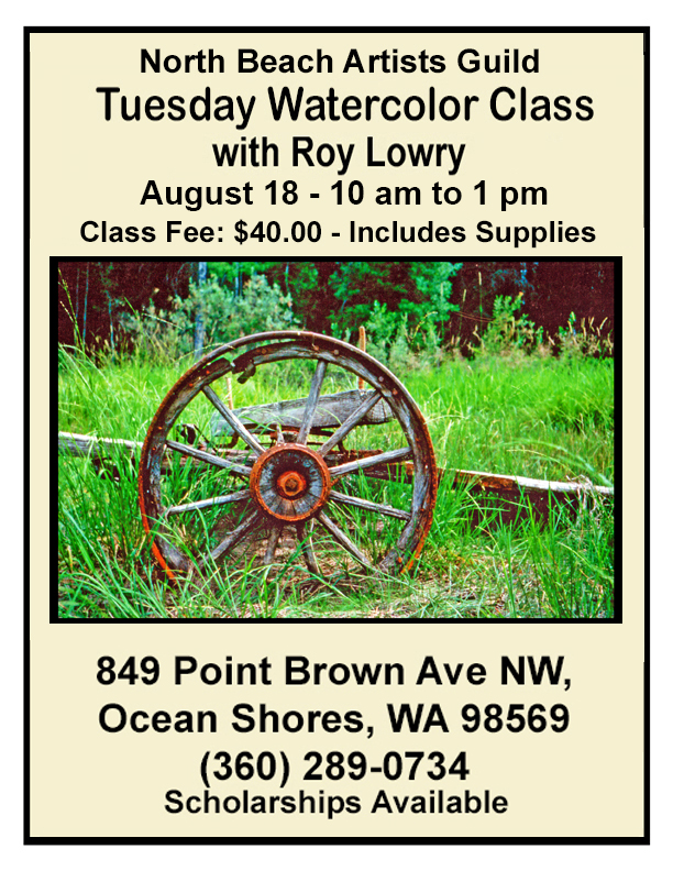 August 18 Watercolor Class
