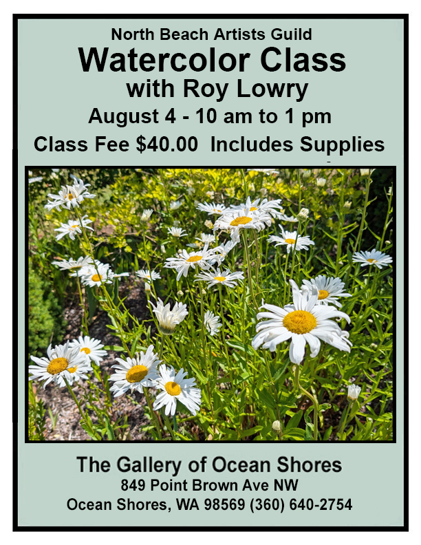 August 4 Watercolor Class
