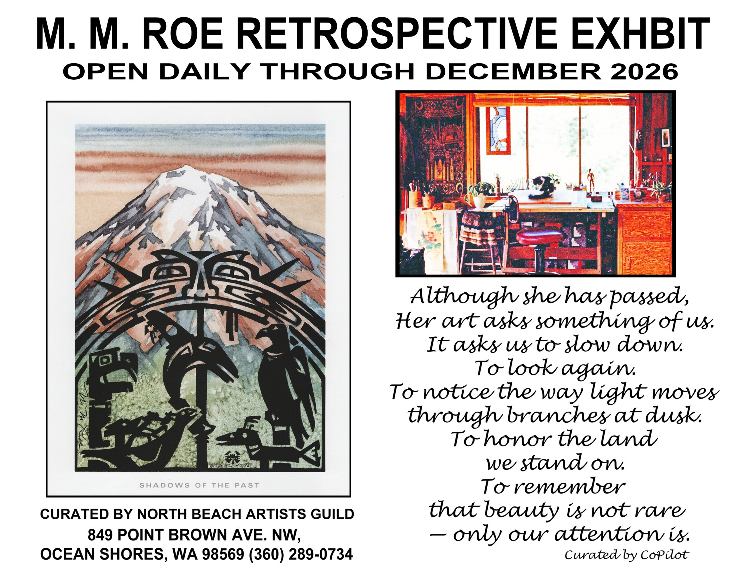 Maggie Roe Retrospective Exhibit thru December 2026 copy11x15